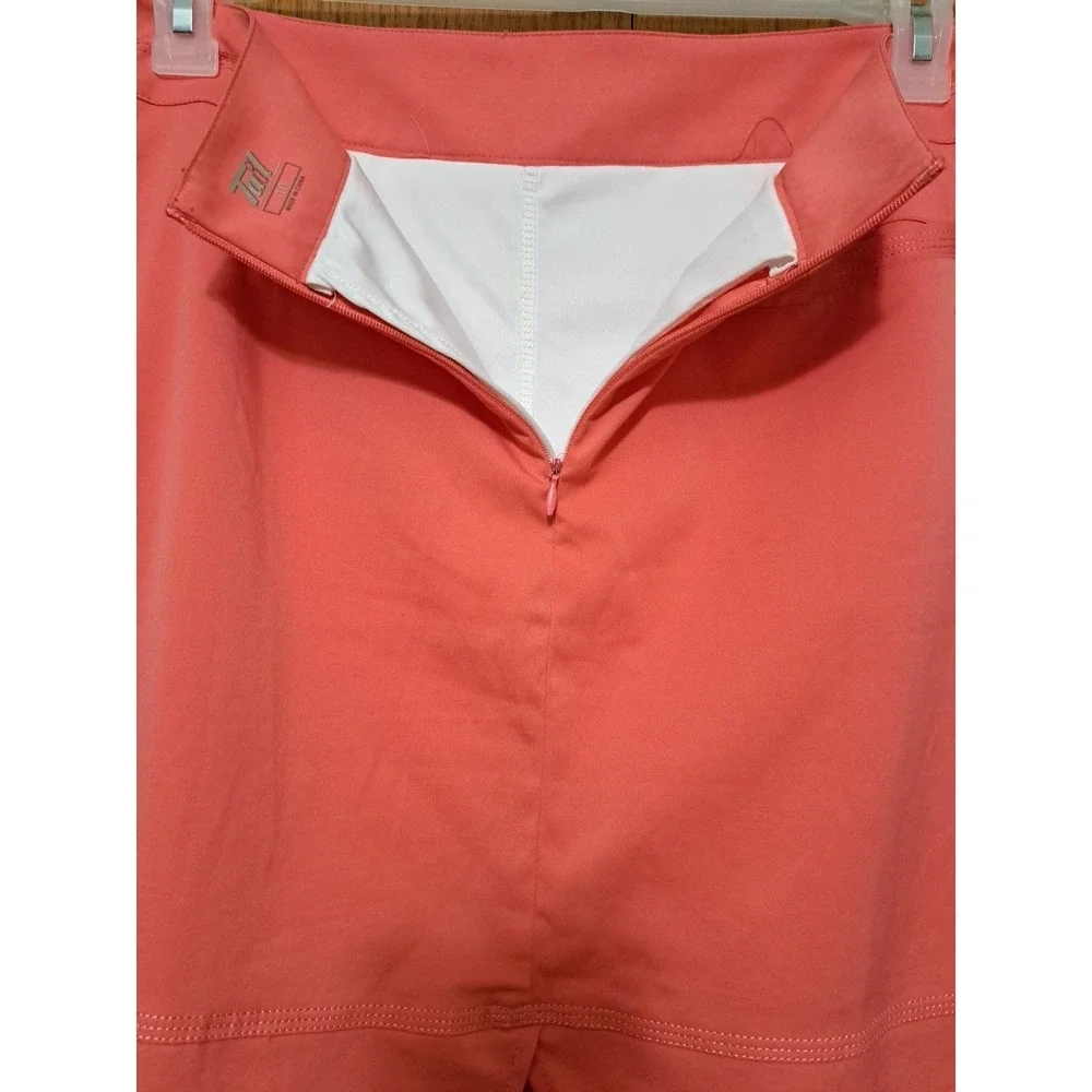 Tail Women's Pink Golf‎ Skort Back And Packers With Zipper Size 10